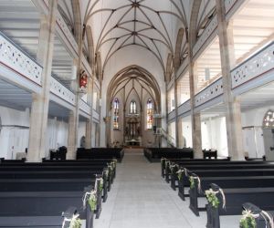 Restaurierung der Raumschale der Stadtkirche Münchberg