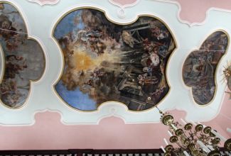 Restaurierung der Deckengemälde St. Michaels in Weidenberg